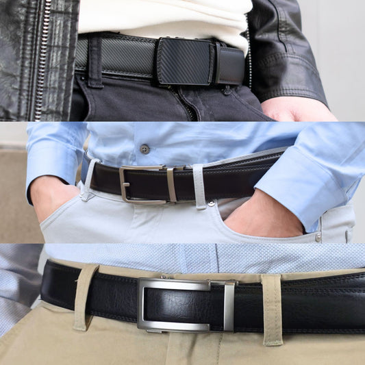 PACK FULL BLACK | 3 CINTURONES PERFECTFIT NEGROS