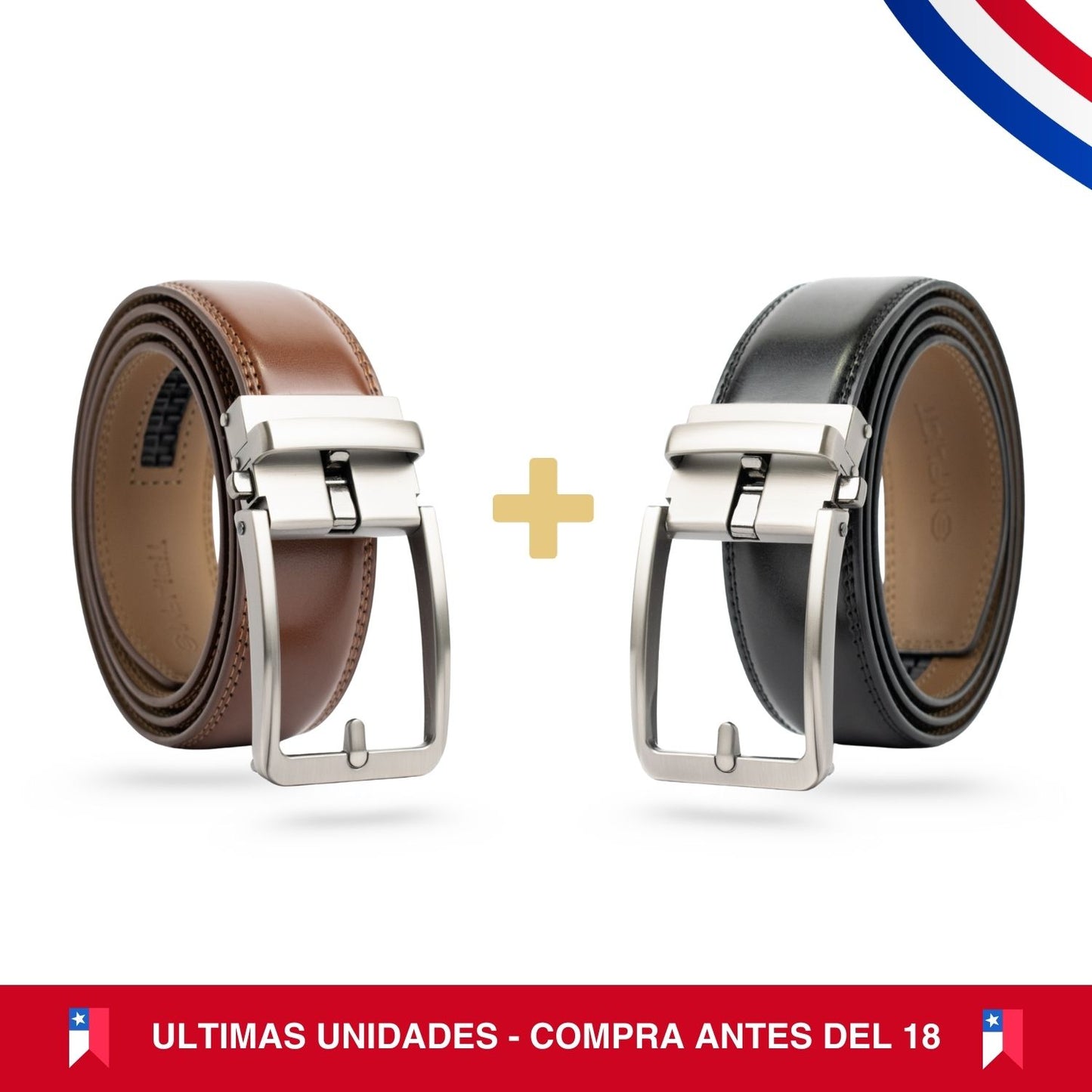 PACK ELEGANCE | 2 CINTURONES AUTOMATICOS INFINITI + ENVÍO GRATIS
