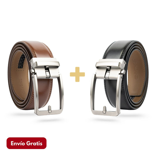 PACK ELEGANCE | 2 CINTURONES AUTOMATICOS INFINITI + ENVÍO GRATIS