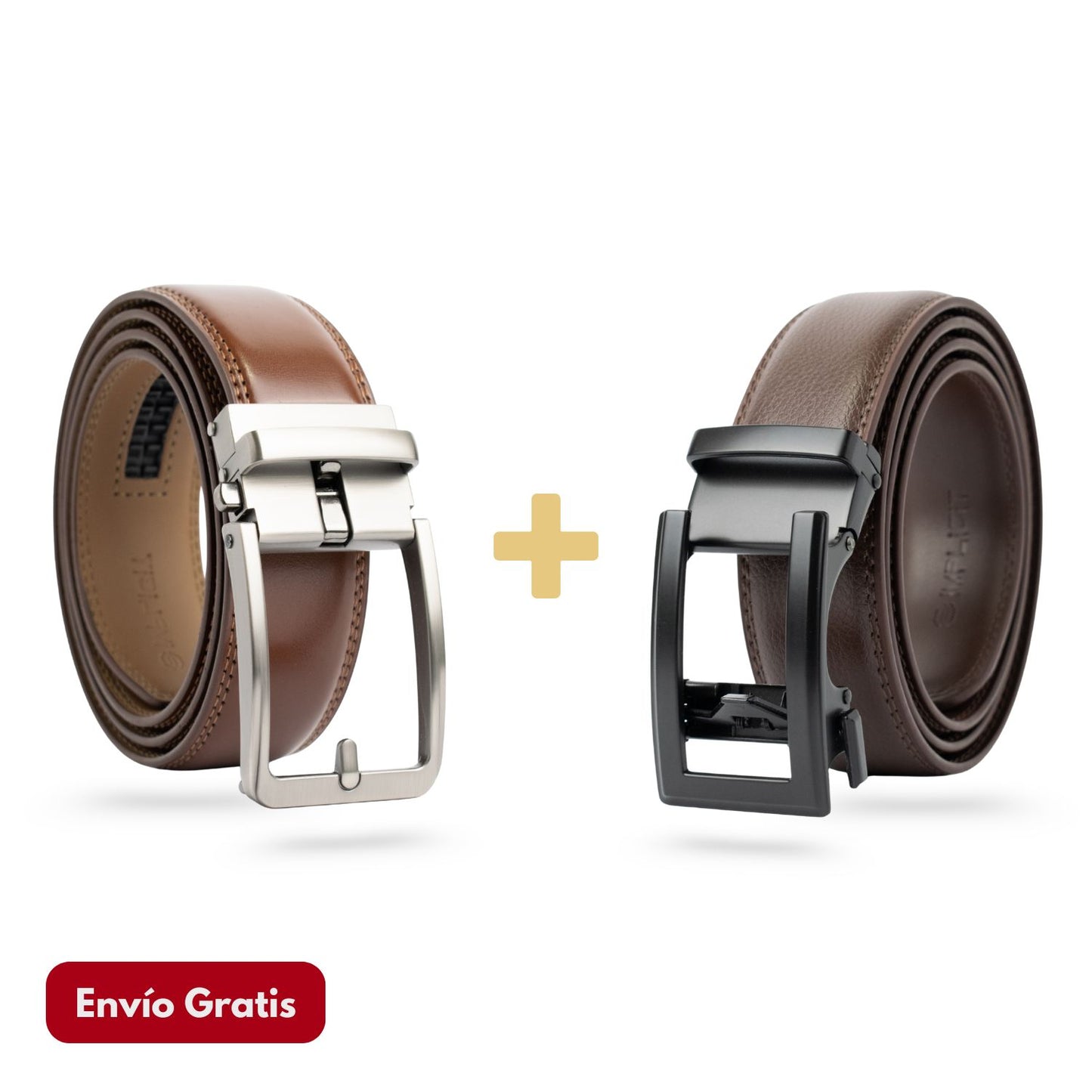 PACK DÚO BROWN | 2 CINTURONES PERFECTFIT CAFE