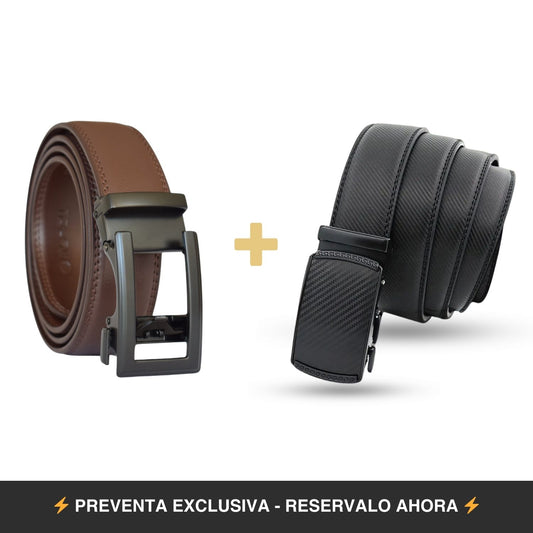 PACK ALPHA | 2 CINTURONES AUTOMÁTICOS + ENVÍO GRATIS (PREVENTA)