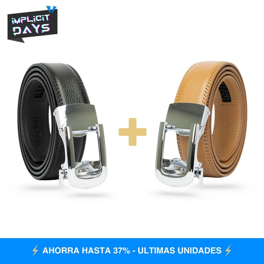 PACK AURA MUJER | 2 CINTURONES AUTOMATICOS AURA + ENVIO GRATIS