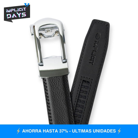 CINTURÓN AUTOMÁTICO MUJER | AURA BLACK