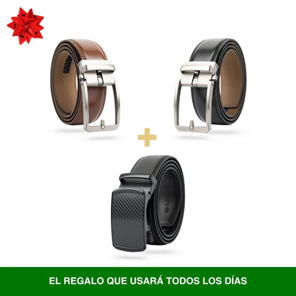 Pack Trilogía de Estilo | 3 Cinturones + Envío Gratis