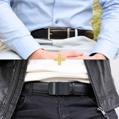 PACK DÚO BLACK | 2 CINTURONES PERFECTFIT NEGROS