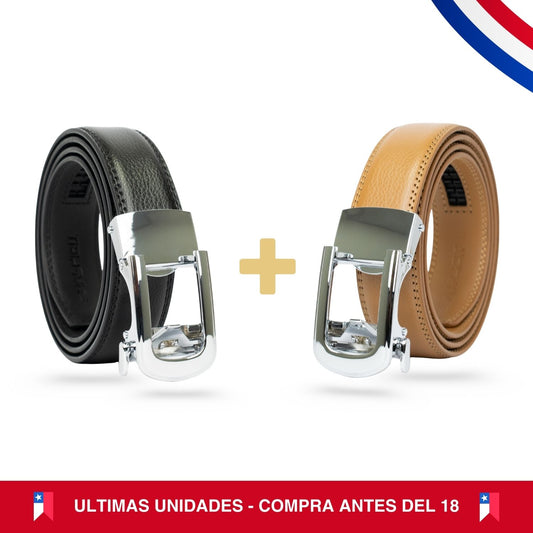 PACK AURA MUJER | 2 CINTURONES AUTOMATICOS AURA + ENVIO GRATIS